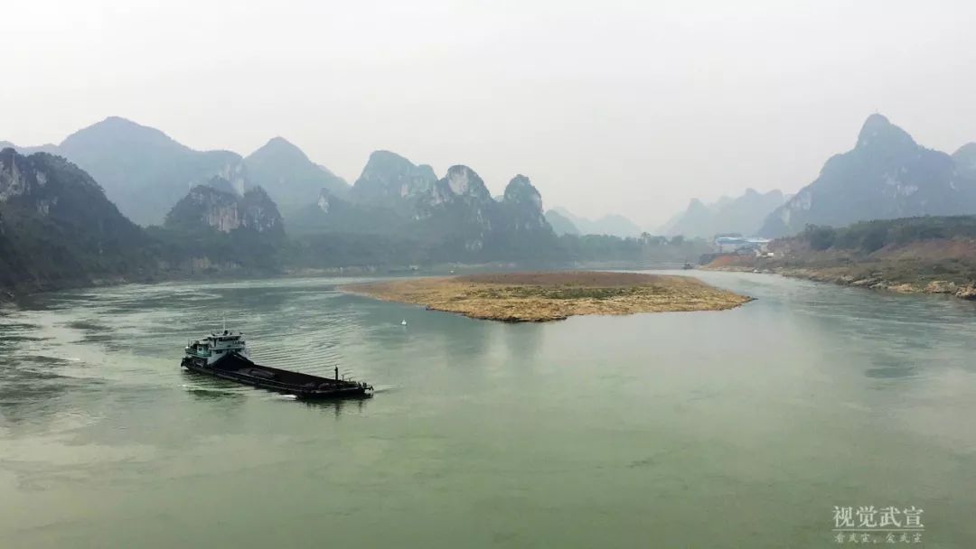 脚下的风景五马拦江古碛滩山崖石刻