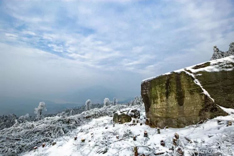 迷恋衡东四方山上的雪