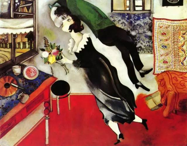 The Birthday, 1887 by Marc Chagall