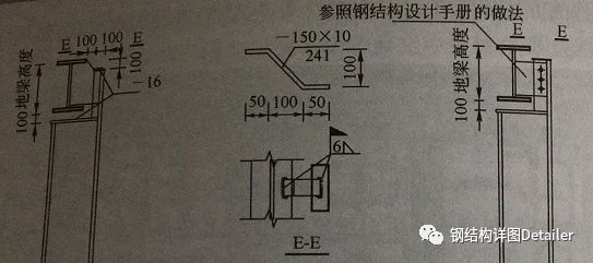 抗风柱与梁的连接