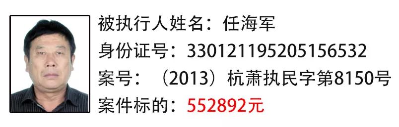 萧山法院曝光又一批老赖名单!进来看看,有你认识的吗?