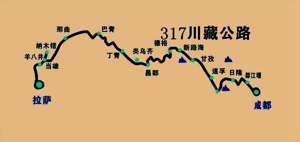 西藏自驾游线路攻略川藏317318青藏滇藏和新藏都全了