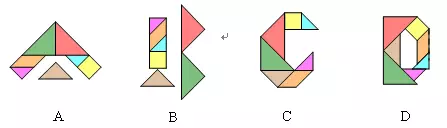 有趣的数学游戏七巧板拼图