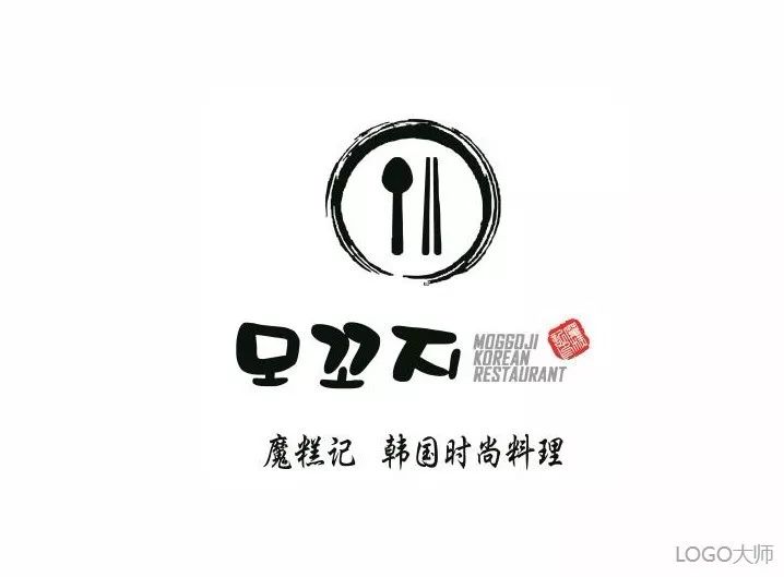 韩国料理餐厅logo设计合集