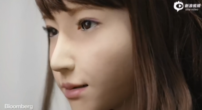 日本新闻主播美女机器人宛如23岁妙龄女子