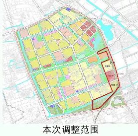 本次规划调整范围位于宝山区罗店大型居住社区0404,0407,0410,04