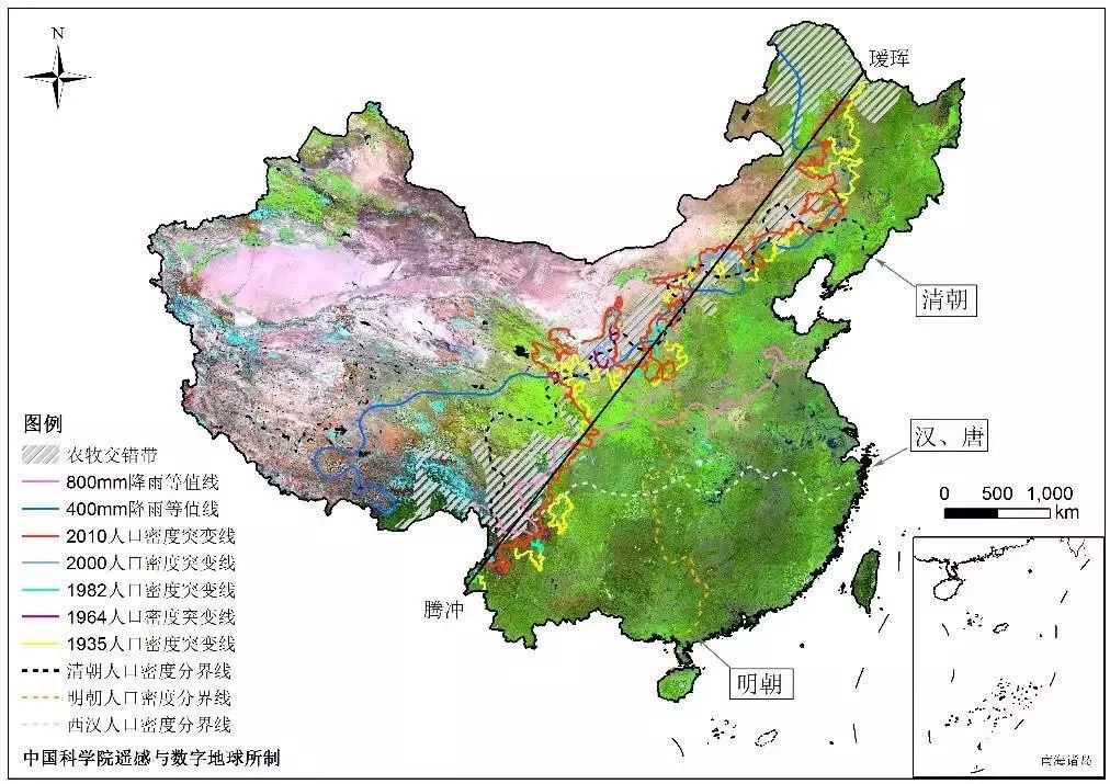 "胡焕庸线"