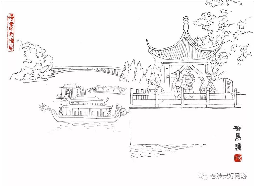 特稿| 感受画家刘鸿阳笔下的老淮安市井风情和历史文化