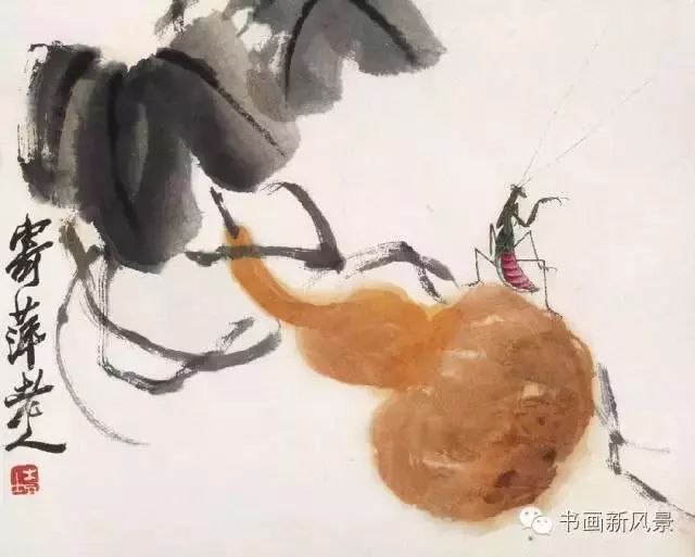 齐白石画螳螂作品30幅!