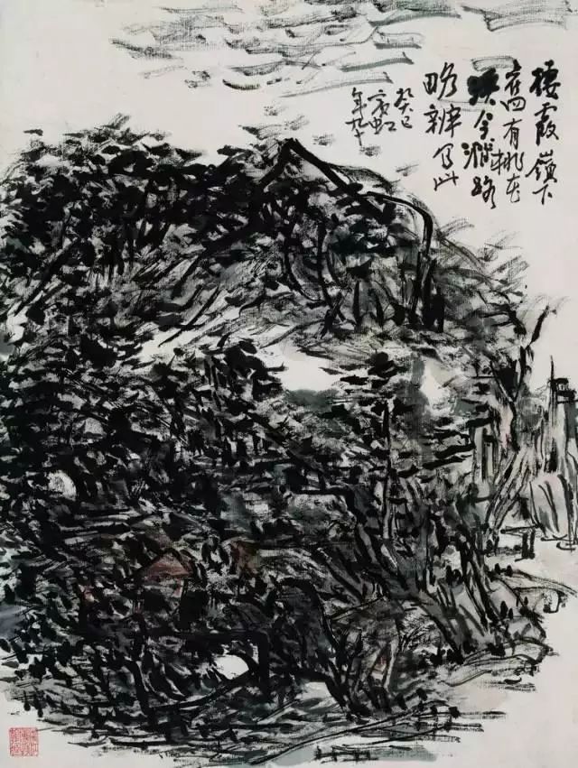 黄宾虹存世《勾古画稿》:揭示点与线的小窍门