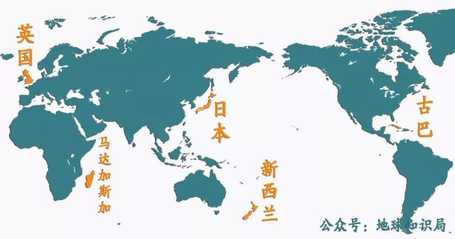 放眼世界地图,在各个的周围,都拥有着几个大的