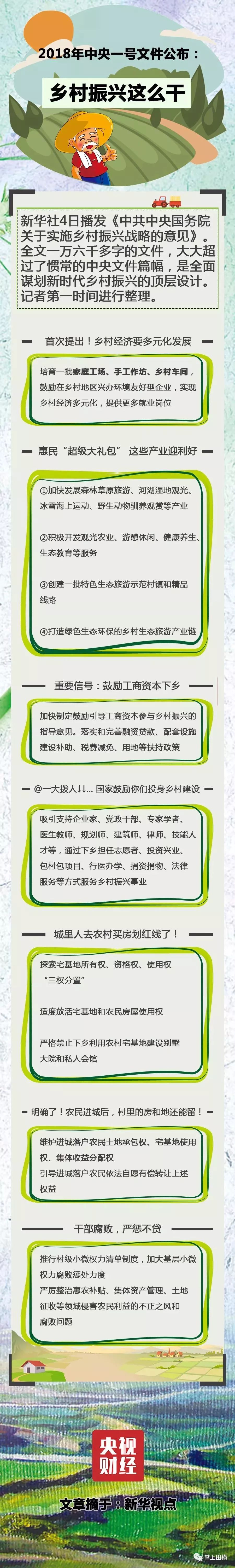 今年一号文件明确了实施乡村振兴战略"三步走"的时间表,提出让农业