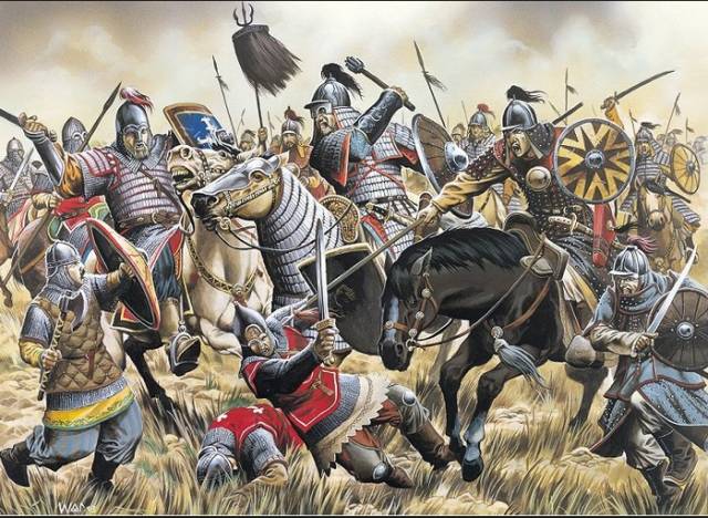 蒙古骑兵曾经横扫欧亚,那么他们可以凭借勇猛击退敌军,但是面对欧洲