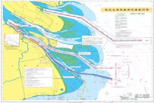 【通知】交通运输部《长江上海段船舶定线制简图《上海黄浦江航行简