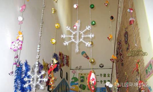 中国风新年幼儿园走廊大厅装饰欣赏,美!