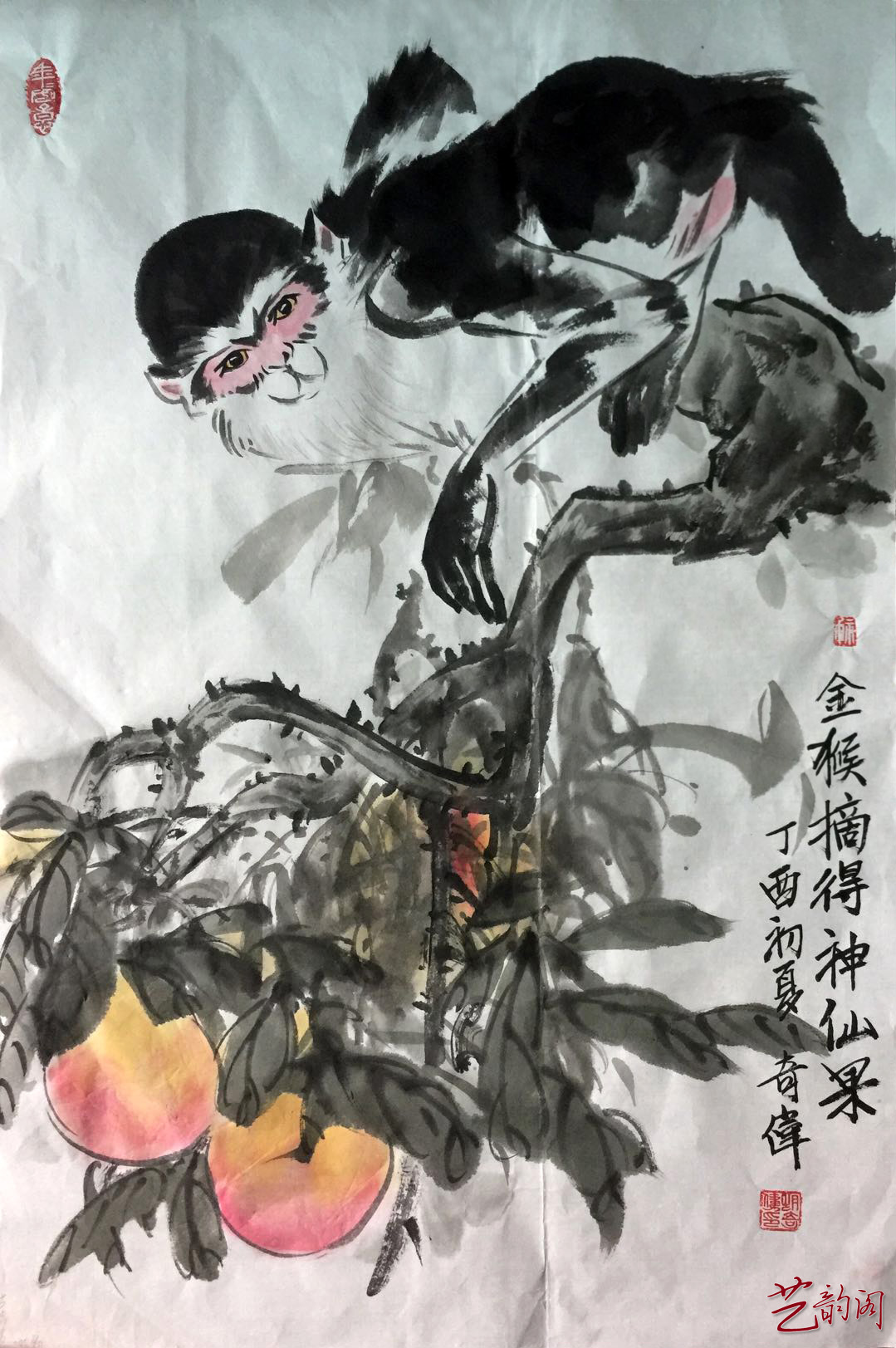 中国国画院特聘画师胡奇伟艺术欣赏