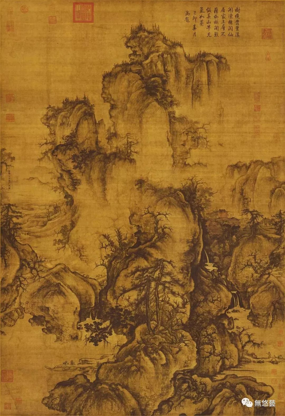 《早春图》 郭熙 绢本水墨 158.3cm×108.6cm 台北故宫博物院