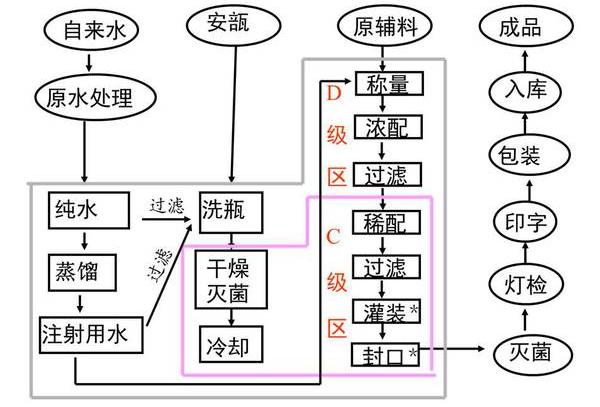 注射剂的制备工艺流程(原创图片)