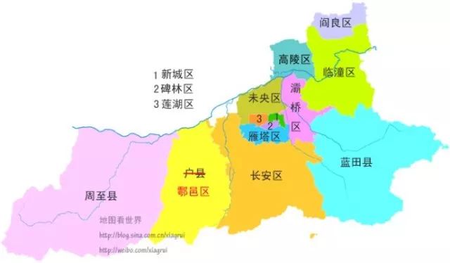 西安市行政规划图| 目前全国有13个城市人口超过千万 2017年8月