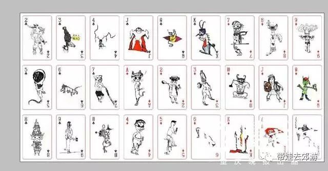 有才重庆8岁男孩迷恋画画妈妈把他画的54张怪兽制成扑克牌