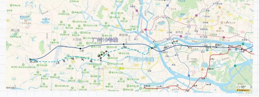 喜大普奔广佛江珠城际南海段改地下运行佛山9条地铁通广州