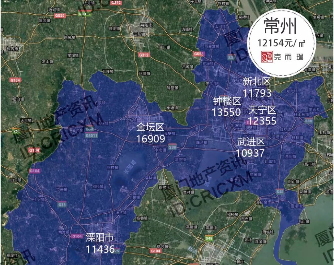 【最新】2018年全国各大城市房价地图图片