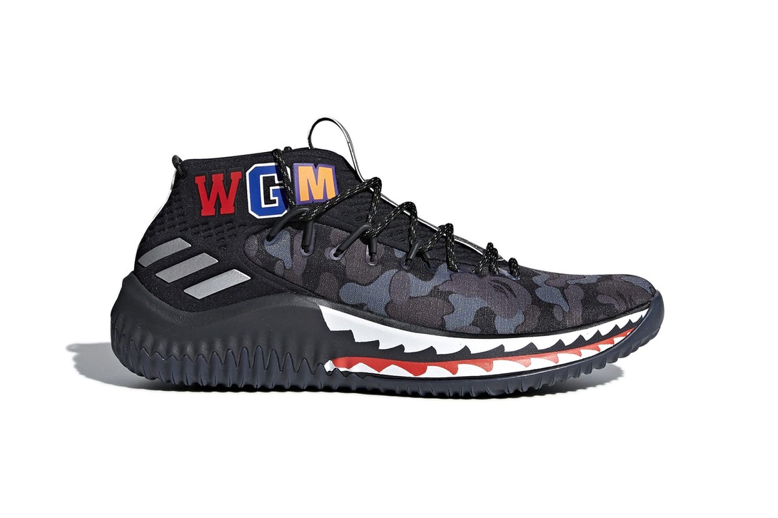 现在需要再次关注的是 bape03 x adidas dame 4 的联名信息,这双