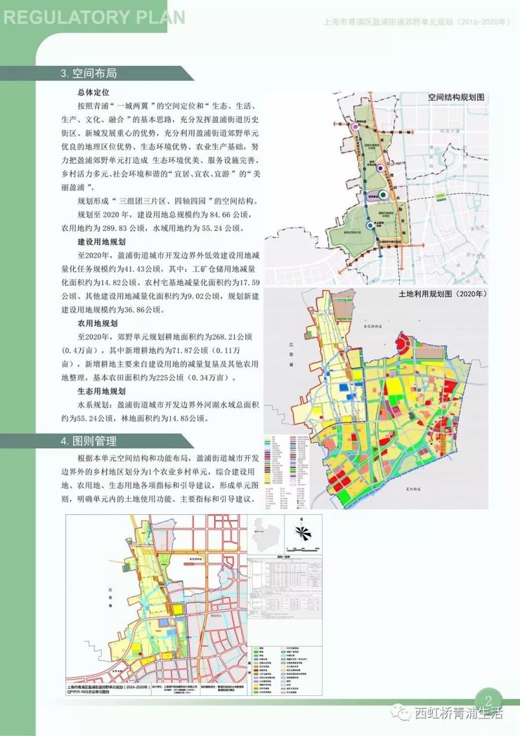 香花桥盈浦街道2020规划公示