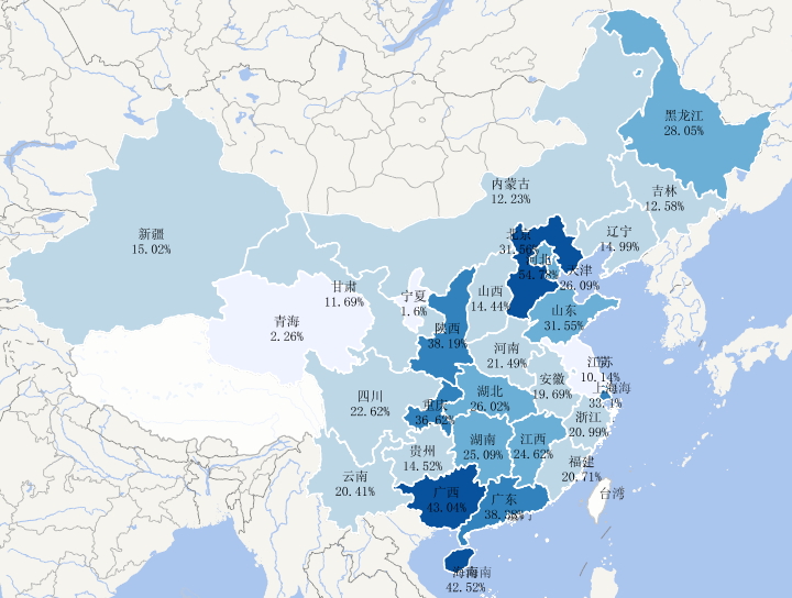 中国房价行情网的全国省会城市住宅新楼盘平均价格同比数据信息