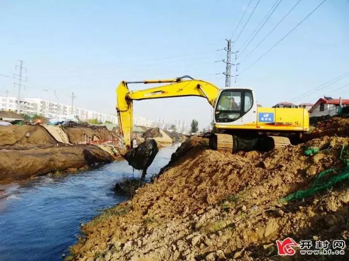 漂亮开封市一渠六河工程打造双环抱城风景带