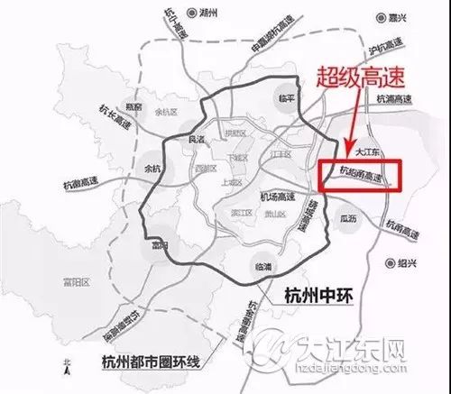 高架为高速,但近期据杭州市交通运输局消息称,杭绍甬高速公路,也叫