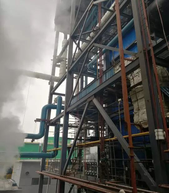华东分公司 | 永钢高炉煤气综合利用工程锅炉点火吹管