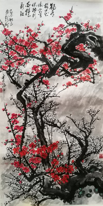 当代画家画梅花谁最好?李适中国画梅花作品欣赏