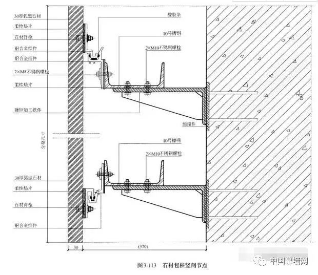 金属,石材,玻璃幕墙!节点施工图100例