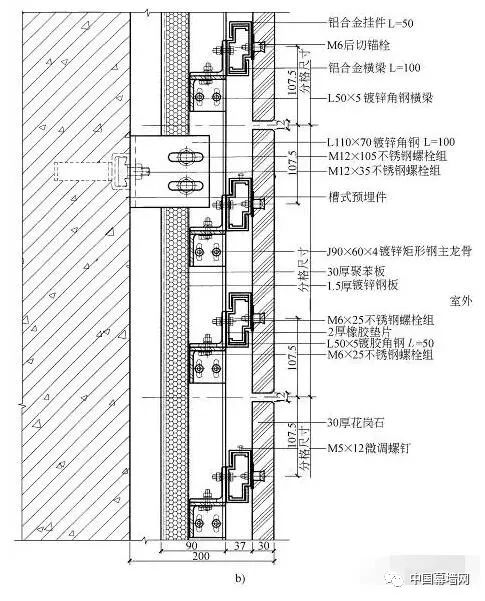 金属,石材,玻璃幕墙!节点施工图100例