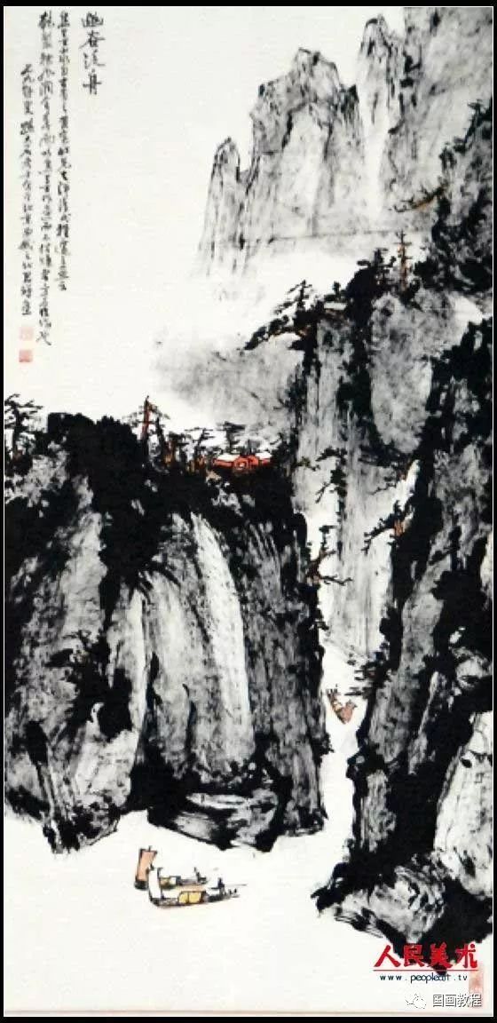 山水大师孙大石国画精品欣赏