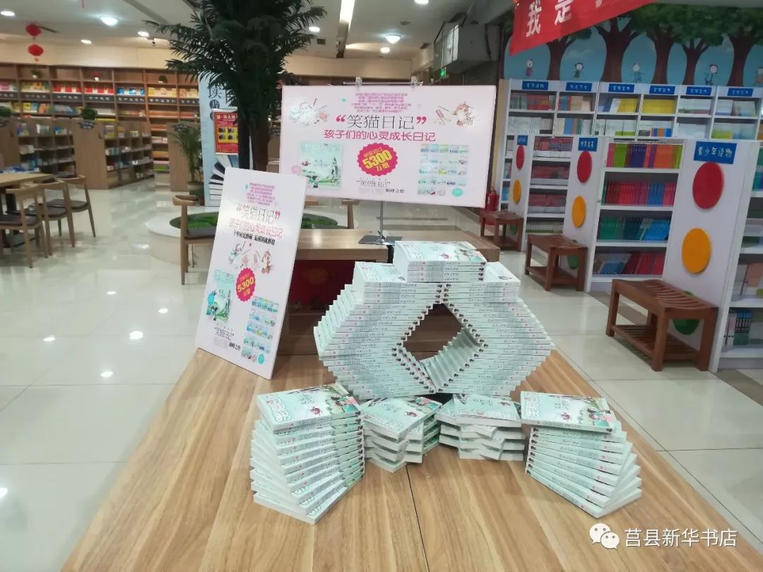 莒县新华书店---笑猫图书造型