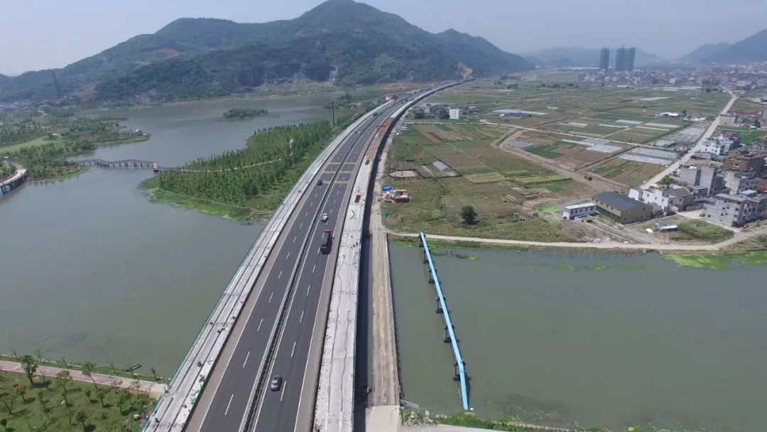 甬台温高速公路复线南塘至黄华段,104国道温州西过境瓯海桐岭至瑞安仙