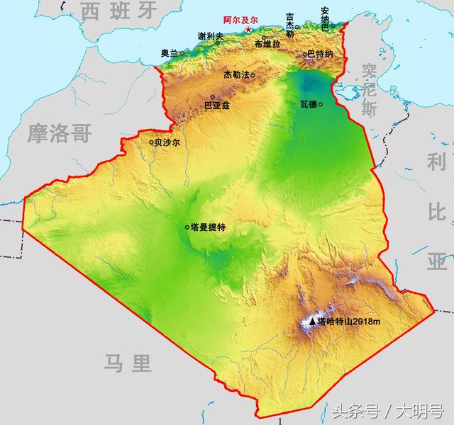 阿尔及利亚有238万平方公里,自2011年7月南苏丹独立后已为非洲面积最