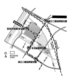 杭州亚运村建设指挥部公开亚运村选址—— 钱江世纪城