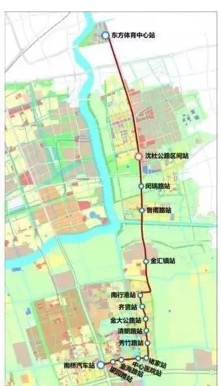科技 正文  >>上海地铁5号线南延伸奉贤区境内规划8座车站,2018年上
