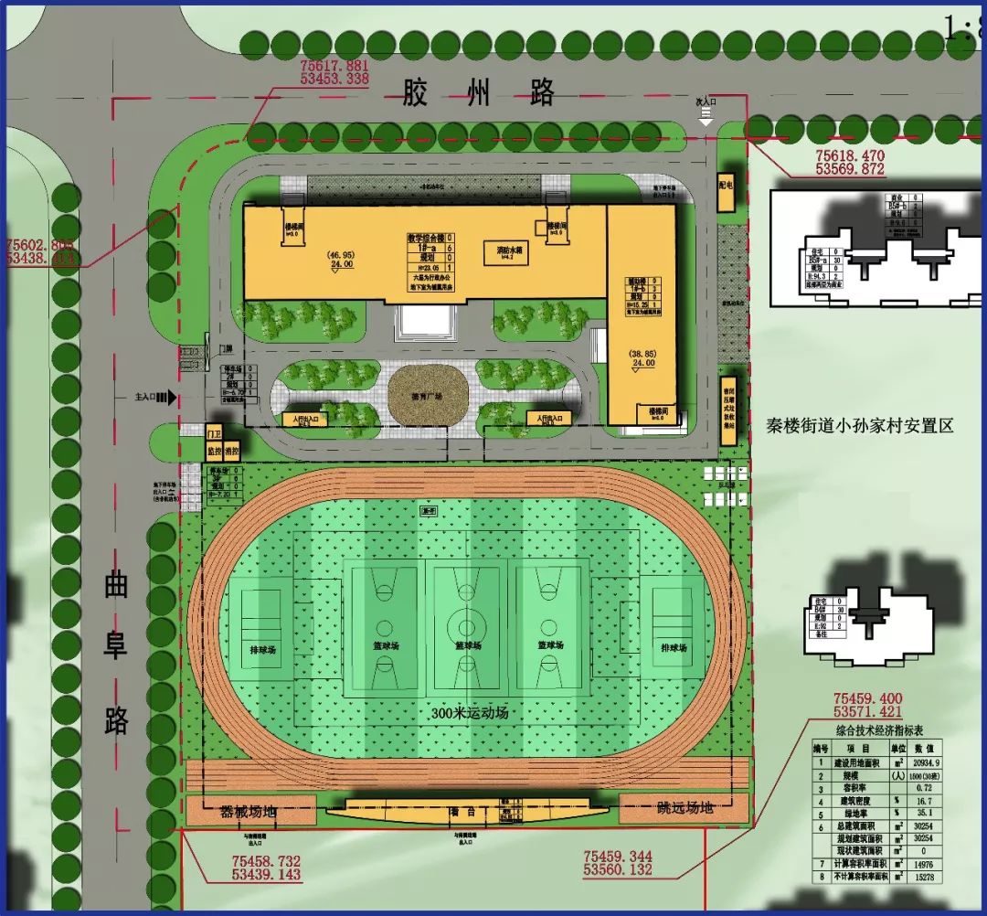 日照金海岸小学东校区,泰安路中学规划方案公示!