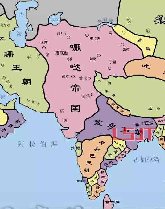 图七 白匈奴帝国