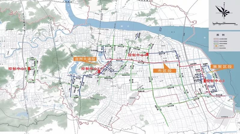 工程概况 台州市综合管廊一期工程包括台州大道,现代大道,东二路