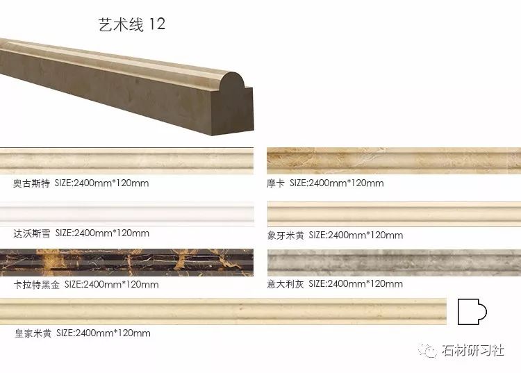 15款石材线条造型