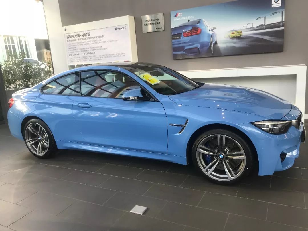 【新车到店】bmw m4阿布扎比蓝