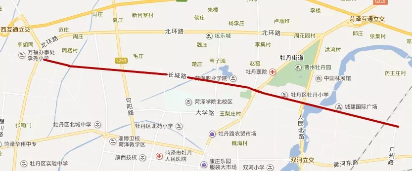 菏泽城区新一批路段渠化工程3月16日开工,市区二环,四