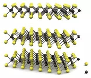 二硫化钼,属于过渡金属二硫属化物大家庭的一员,具有和石墨类似的层状