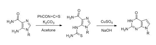yamazaki鸟嘌呤合成反应