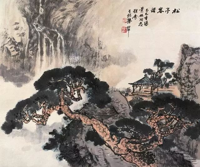 梁树年作品欣赏 李可染先生说:"梁树年先生的画,笔墨功夫是很深的,他